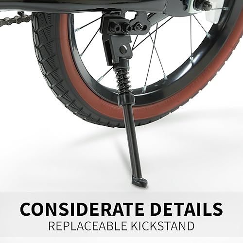 Miniatura 5 de JMMD Bicicleta para niños de 4 a 12 años de edad, niños y niñas, bicicleta para niños de 14, 16 y 18 pulgadas, con ruedas de entrenamiento y