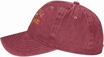 Fireball Made Me Do It Baseball Cowboy Hat Adjustable Trucker Hat Red