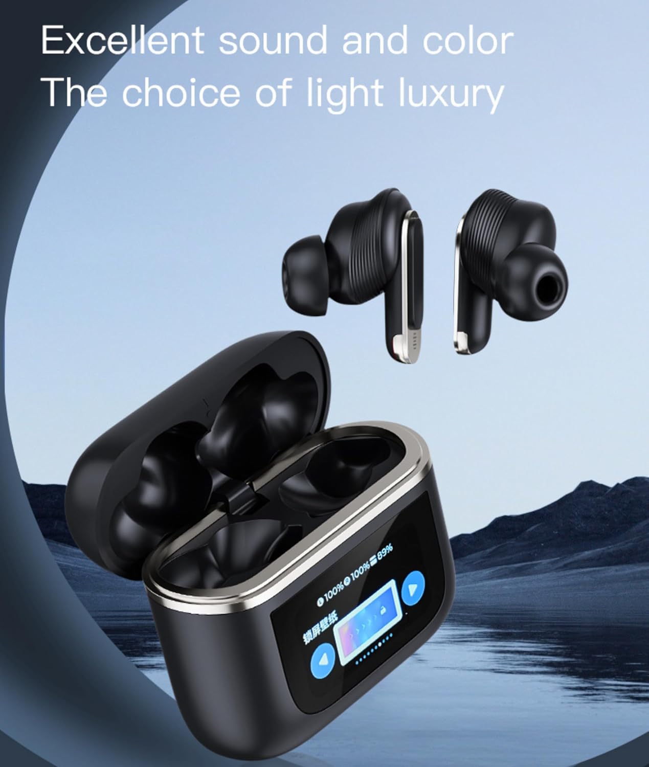 Language Translator Earbuds, Supports 74 Languages & 70 Accent & 4 Modes, Bluetooth 5.3 Noise Reduction Online Translation Real Time, Translator Devices with APP, Perpetual Use