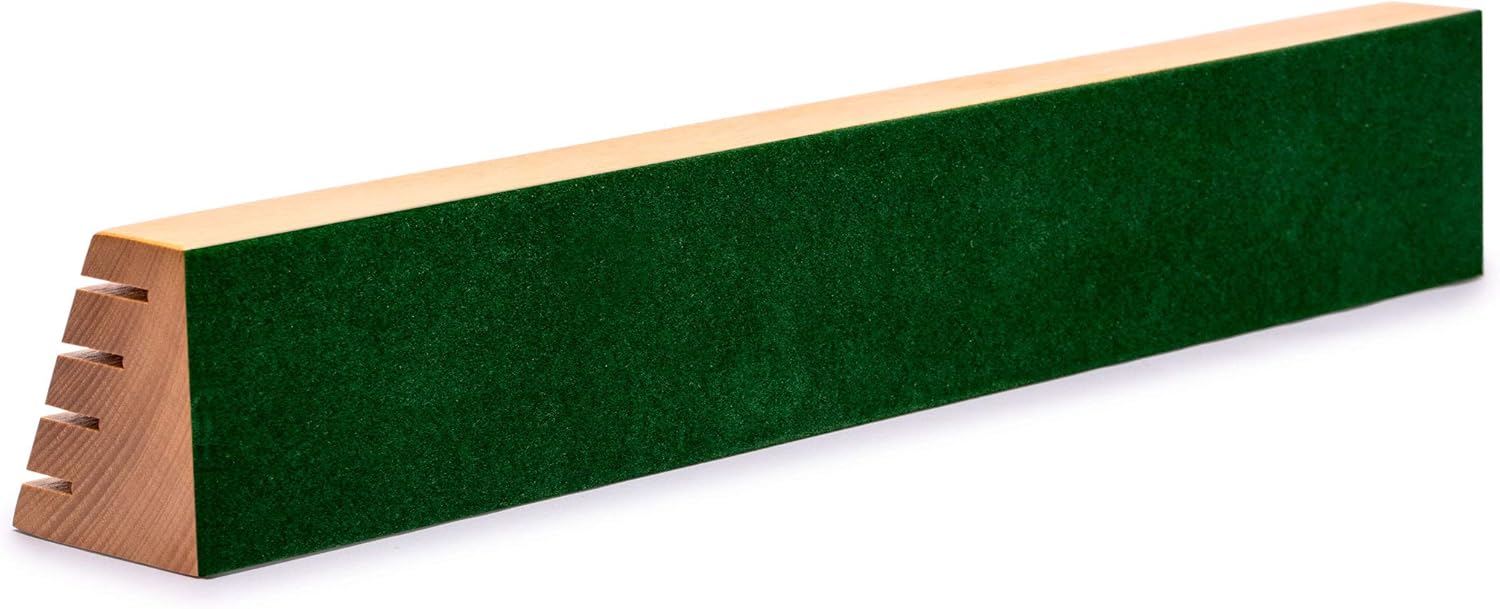 Yellow Mountain Imports Extra-Wide Solid Beechwood Playing Card Holders - Set of 2