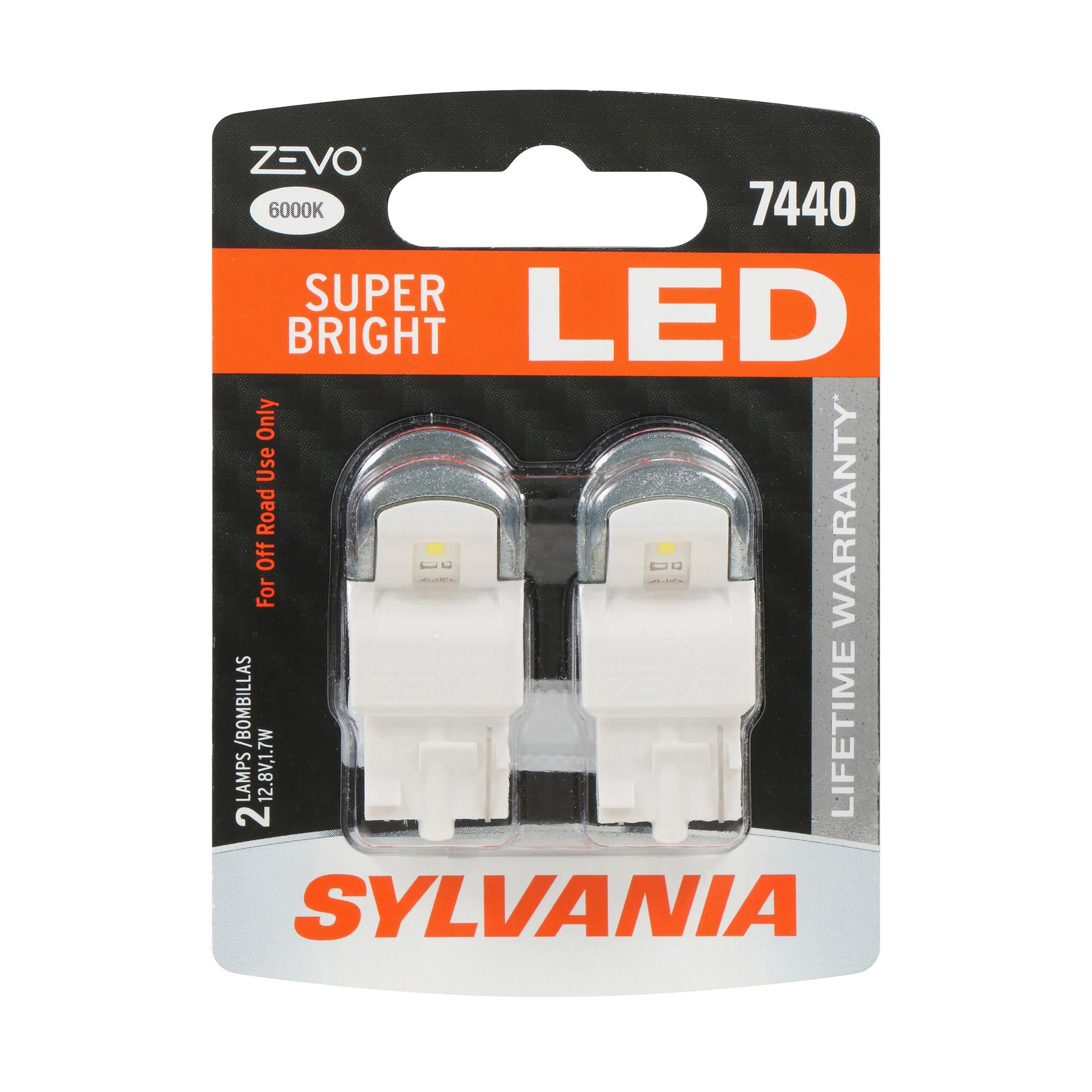 Amazon.com: SYLVANIA 7440 T20 ZEVO LED White Bulb, Daytime Running