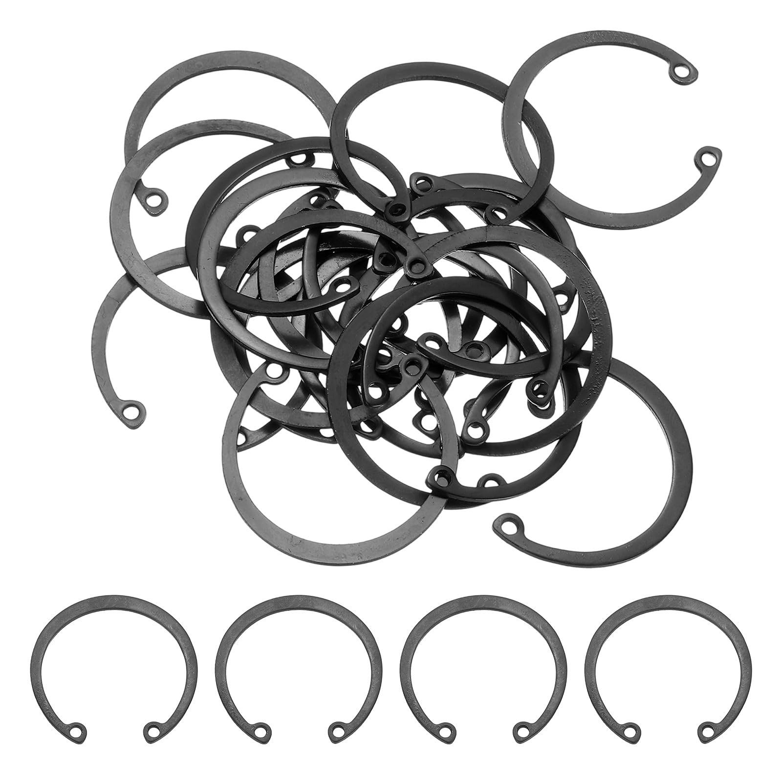 Internal Retaining Rings - 20 Pcs 65Mn Steel -17 Internal Retaining Rings - 20 Pcs 65Mn Steel -17