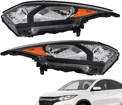 زوج واحد من المصابيح الأمامية لاستبدال بدلة السائق والراكب لسيارة HRV 2016-2018