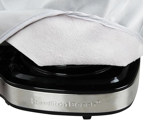 Miniatura 9 de Hermitshell Cubierta a prueba de polvo con forro de terciopelo suave para cafetera Hamilton Beach 49980A de una sola porción y cafetera de olla