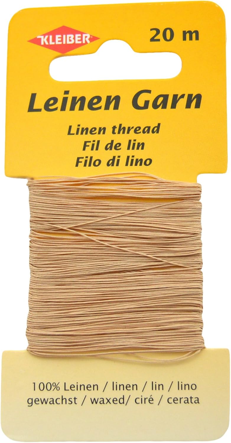 Kleiber Linen Thread, Beige, 11.8x6.2x0.4 cm