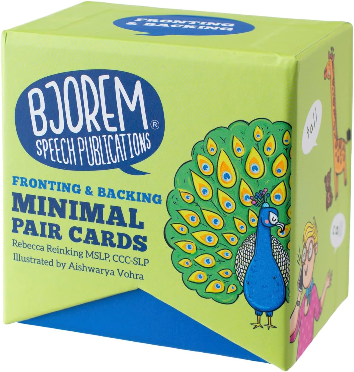 Bjorem Speech Minimal Pairs Fronting & Backing: Speech Therapy Cards for Children - Improve Articulation and Phonemic Awareness | Educational Materials | Speech Materials