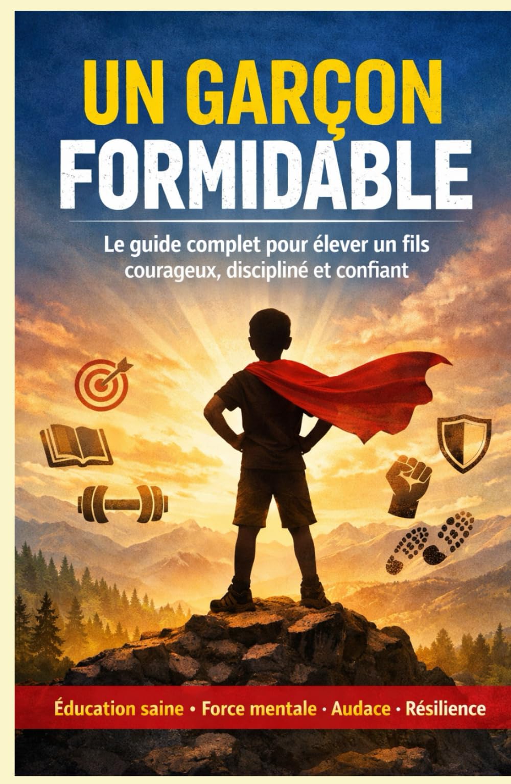 Un Garçon Formidable: Le guide complet pour élever un fils courageux, discipliné et confiant — Éducation saine, force mentale, audace et résilience