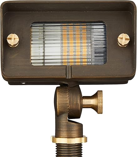 Miniatura 3 de VOLT Paquete de 10 luces de inundación de latón fundido de 12 V (bronce)