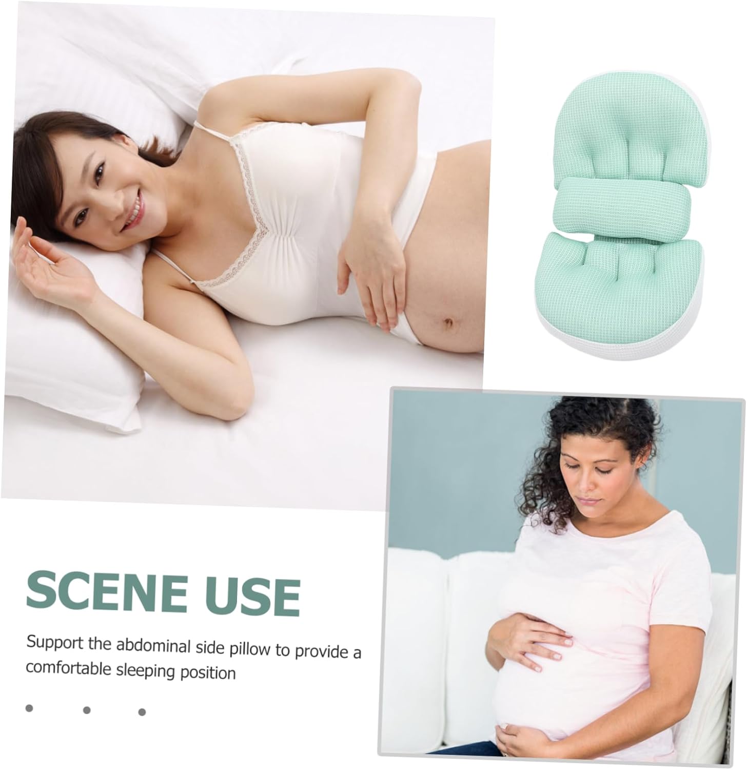 1Set Pregnancy Pillow Maternity Waist Support and Pillow for Pregnant Women Breathable Design for Material with Auxiliary