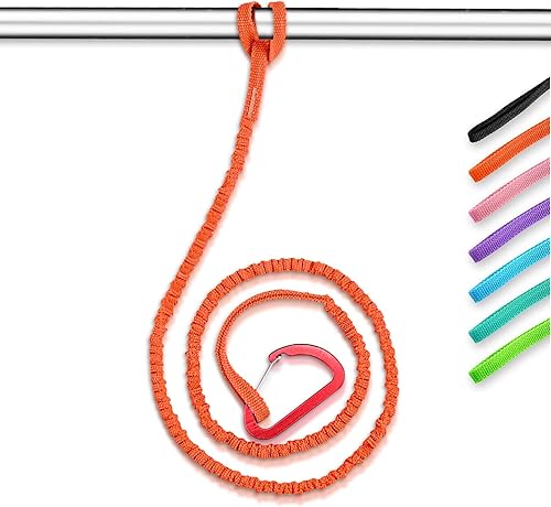 Vista 36 de OCEANBROAD Correa elástica para remo de kayak, cuerda para SUP, kayak, canoa, caña de pescar, de 4 a 7 pies Verde