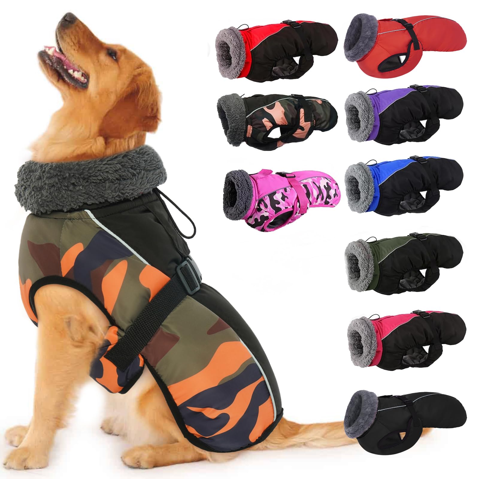 Veste d'hiver pour chien pour éviter les frissons des petits et grands chiens