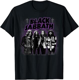 Grupo Black Sabbath Cross Glow Camiseta