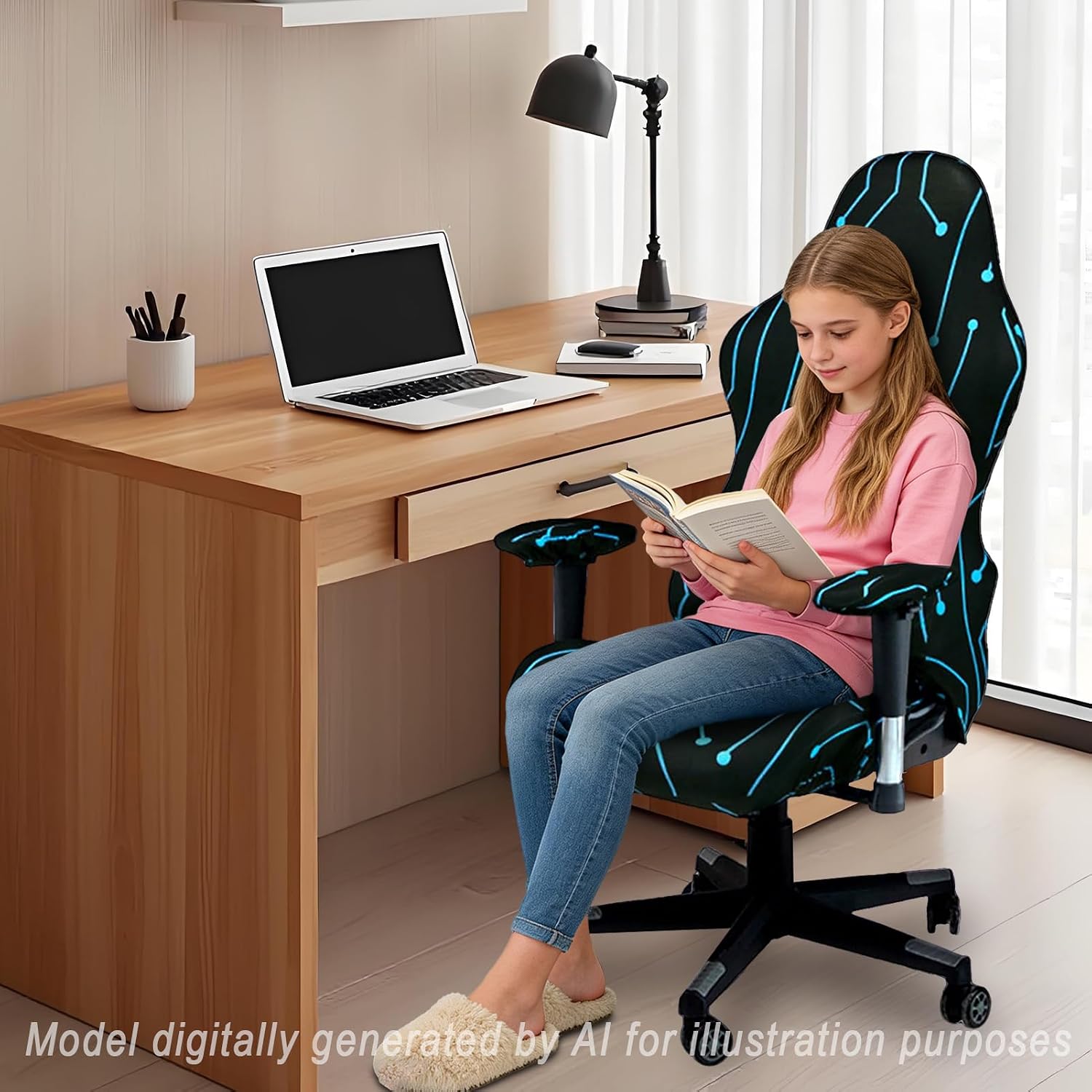 Gaming Chair Covers, 3D Printing Stretch Fit Scratch Resistant image 5