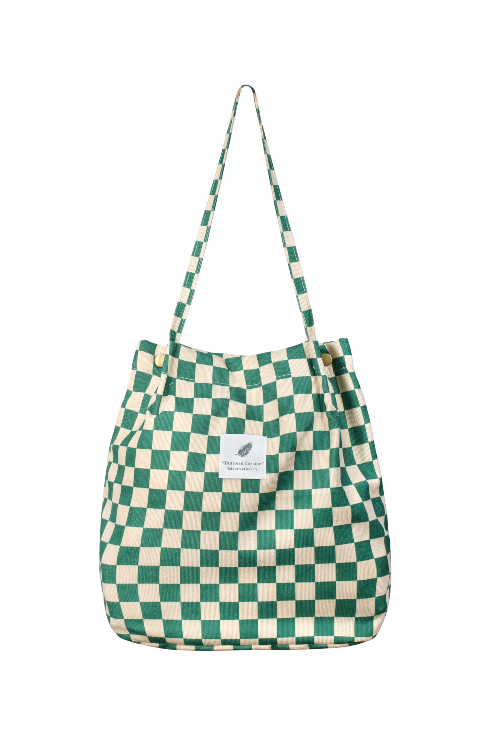 TeeYee Damen Handtasche Kord Shopper Cord Tote Bag für Büche