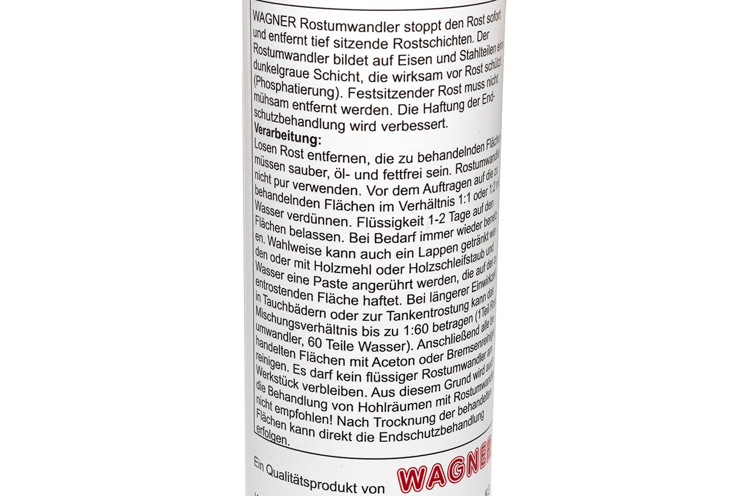 Convertisseur de rouille - 1,25 l - Pour réservoir - Anti-rouille