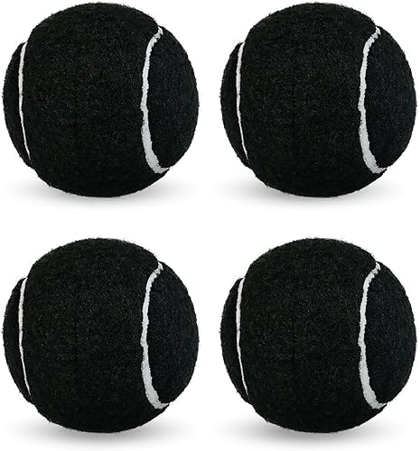 LITIAN Paquete de 4 pelotas de tenis precortadas para caminantes, pelotas antideslizantes resistentes con almohadillas de fieltro para caminantes y