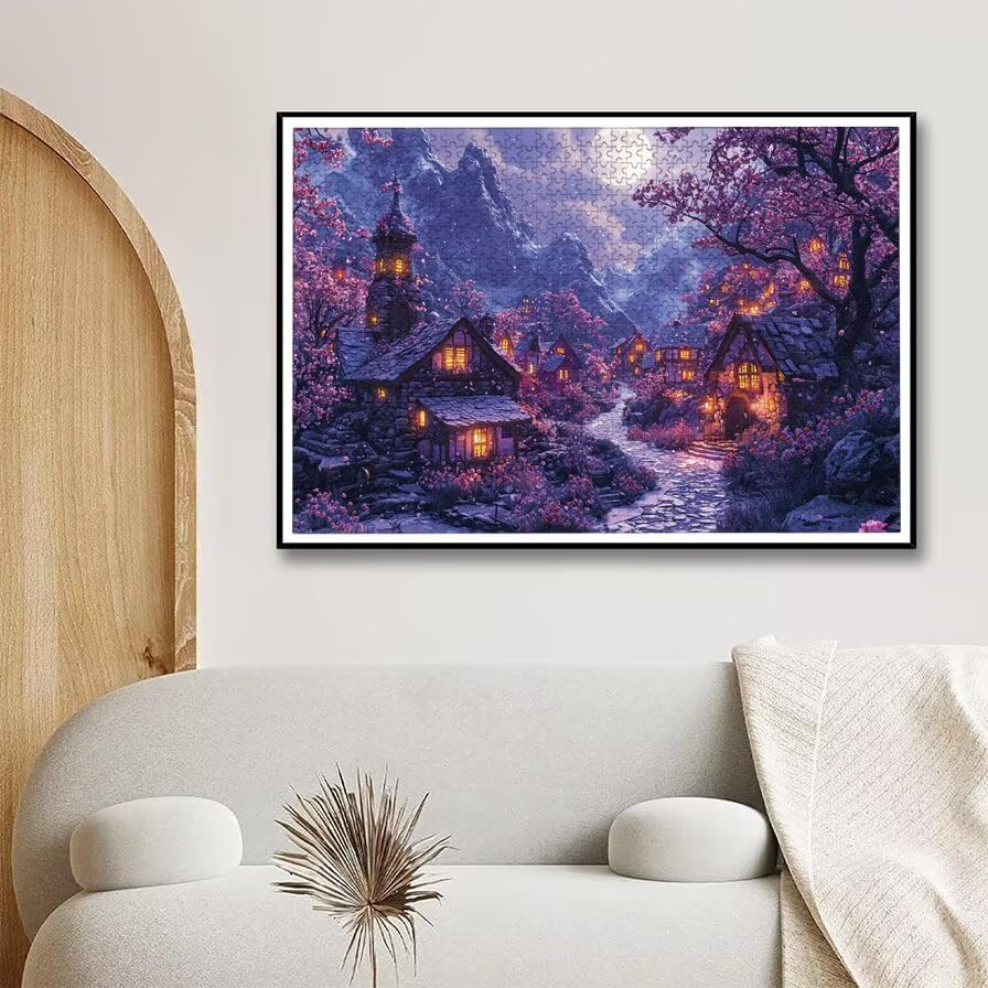 Puzzle 3000 Pièces Adultes, Puzzle 3000 Pieces Paysage pour Adultes, Grand Puzzles Bois Ville avec Boite, Jeu de Concentration pour Toute la Famille, Décoration Maison, Cadeau Femme/Homme, -5667
