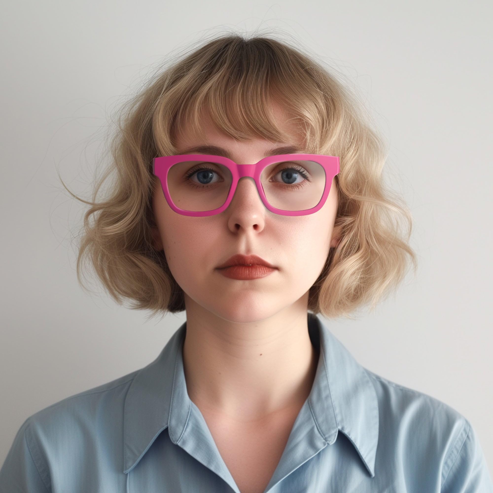 LONDON MOLE® Tricky reading glasses, Matt Pink, 50 mm - Image 2