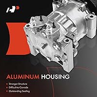 Vista 3 de A-Premium Compresor de A/C con embrague compatible con Jeep Liberty 2.4L 2002-2005, Sport Utility, SD7H15 Style, 6 ranuras, conector de 2 pines