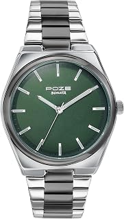 Sonata Sonata Poze 6 Chrome Calling Quartz Green Round Dial Men's Watch | Cut foled/Sheet Strap Material | Watches for Men Analog - SP70078KM01