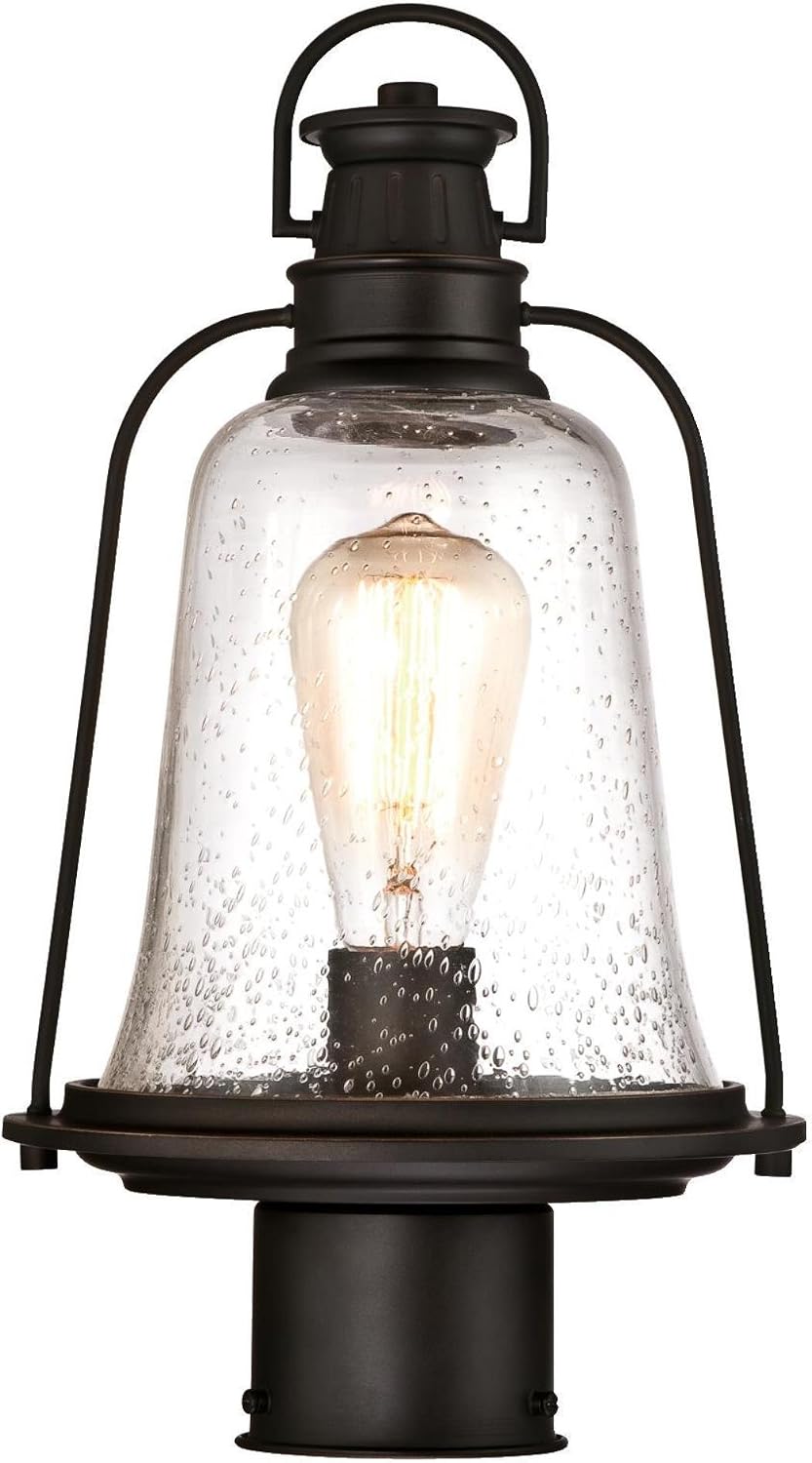 🔥 Westinghouse Lighting 6347000 Brynn One-Light Outdoor Post-Top Fixture, Oil Rubbed Bronze Finish with Highlights and Clear Seeded Glass Exclusive Discount 90% Price Westinghouse Lighting 6347000 Brynn One-Light Outdoor Post-Top Fixture, Oil Rubbed Bronze Finish with Highlights and Clear Seeded Glass