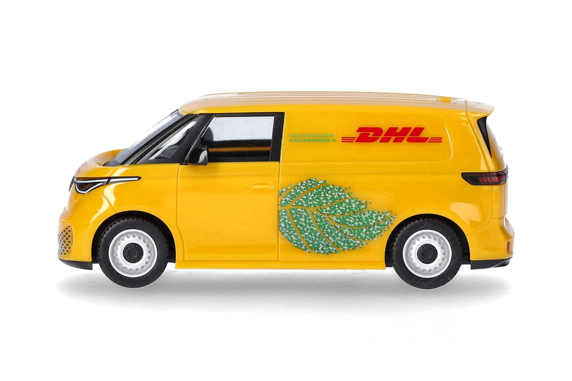 Herpa Model Car VW ID. Buzz Cargo "DHL", miniature scale 1:87, collectible, Made in Germany, plastic model - Image 4