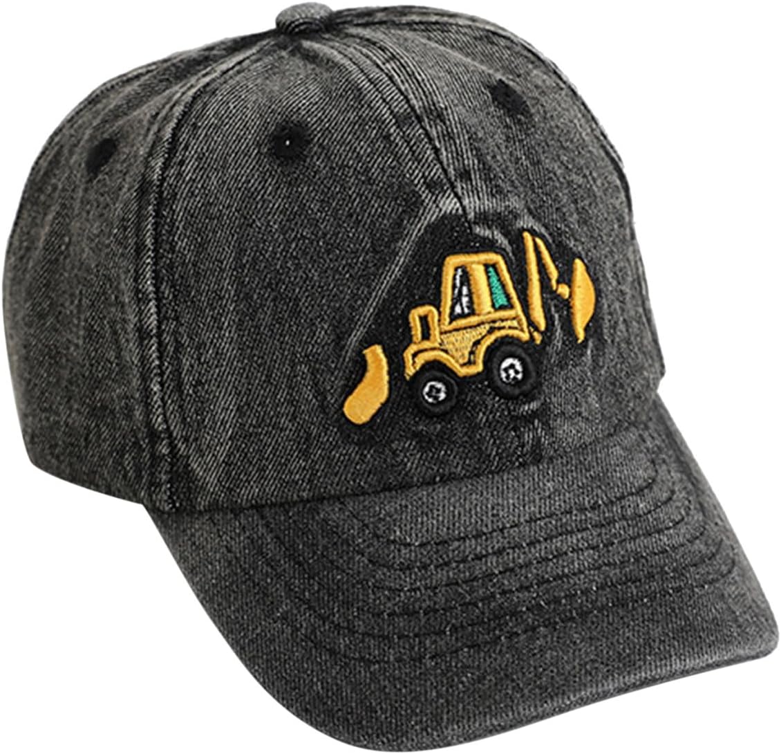 BSBUY Unisex kinderen baseballcap trucker cap baseballpet hoed meisjes verstelbare pet zomer pet tractor caps jongens graafmachine zonnehoeden baseballpet hoeden kinderen pet pet voor outdoor
