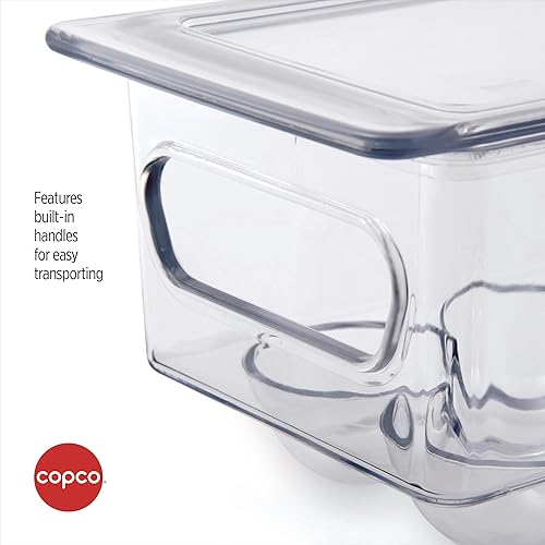 Miniatura 3 de Copco Cubo para nevera de huevos, 16.5 x 4.7 x 4.2 pulgadas, transparente