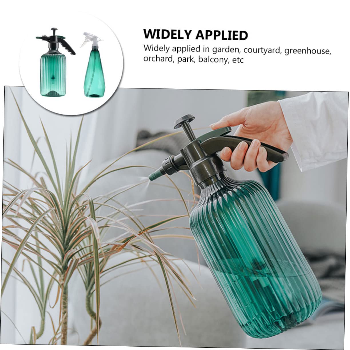 2 Ensembles Pulvérisateur Aluminium Petit Usine Vaporisateur L'arrosage Peut À L'intérieur Arrosoir De Jardin Pot À Arrosage Portable Plastique Vert Couleur Aléatoire 2 Pièces * 2