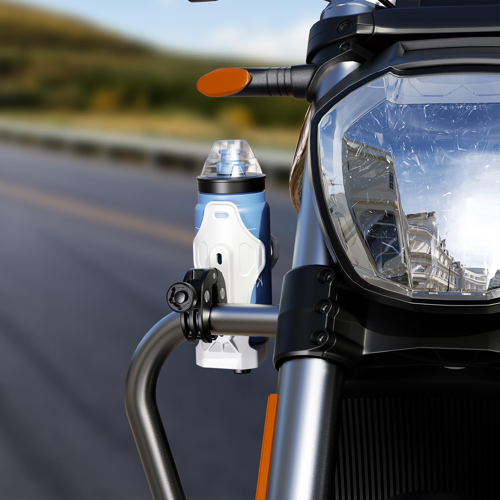 Porte-gobelet Moto Pour ATV - Porte-bouteille D'eau - Compatible Avec Diamètre 50-90