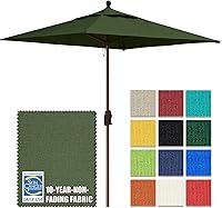 Vista 17 de EliteShade Paraguas de mercado para patio, sombrilla de mesa al aire libre con ventilación y 10 años que no se decolora