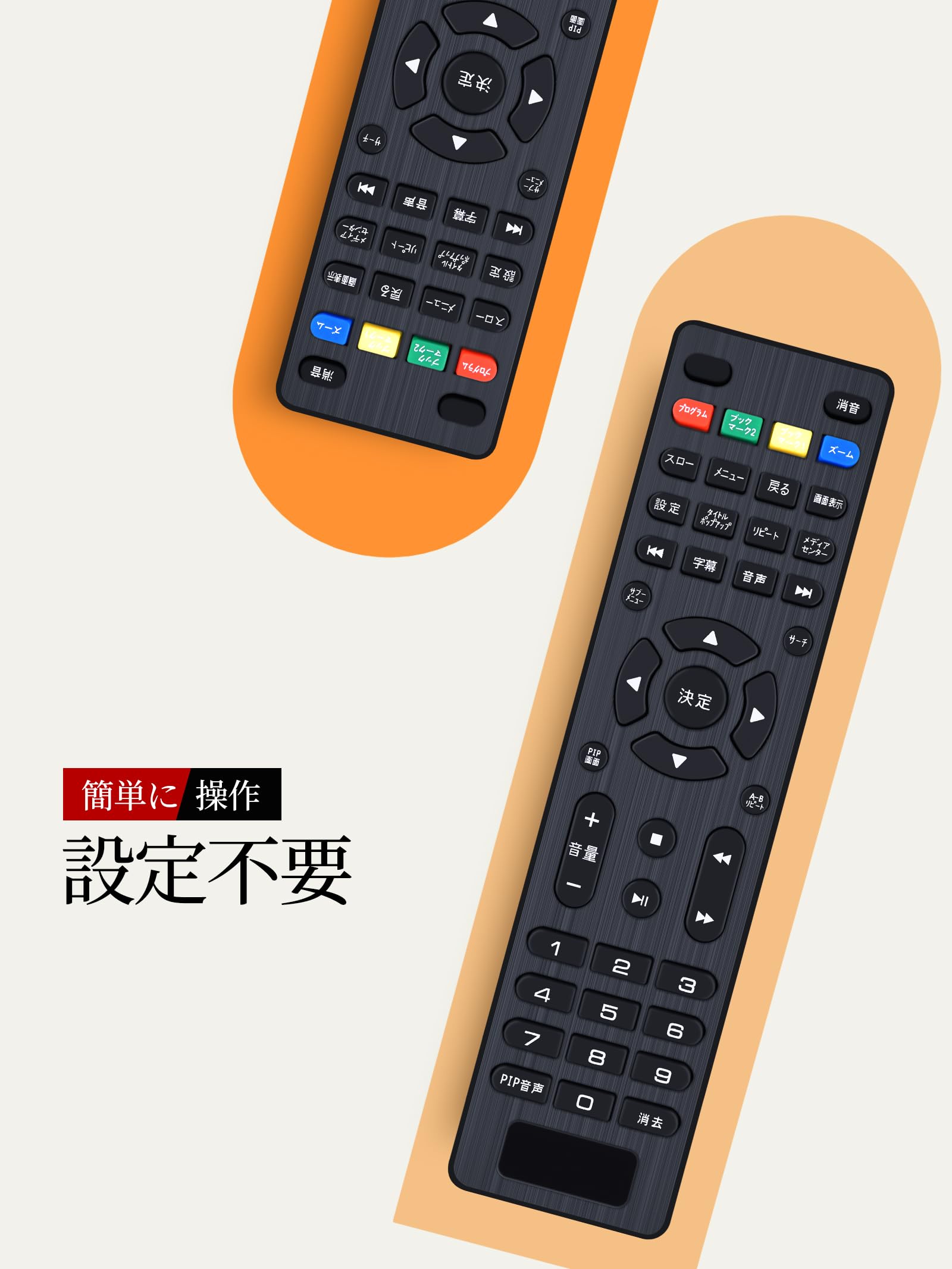 Amazon | AVTVA DVDプレーヤーリモコン for DIDAR EVP-203対応 | AVTVA