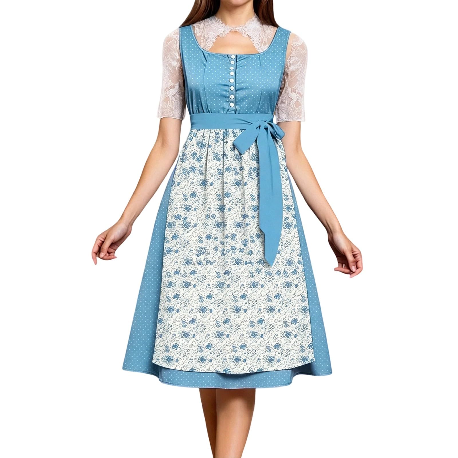 Robe ottomane pour un cosplay festif bavarois/de la bière, tenue historique élégante pour les concours et événements à thème