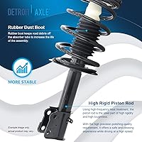 Vista 549 de Detroit Axle - Kit de suspensión delantera de 10 piezas para Chevy Aveo Aveo5 Pontiac G3 Wave 2 Ready Struts Assembly 2 Enlaces de barra