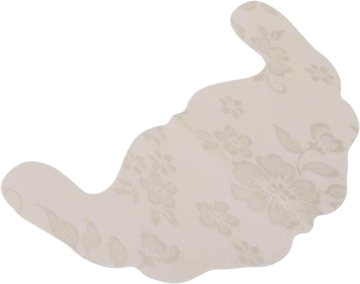 Dioche Women Disposable Lace Bra, U Shaped Thin Breathable Hygienic Lace Nipple Cover for Party for Date