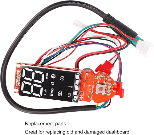 Miniatura 5 de Yosoo Placa de circuito PCB circular para patineta eléctrica, repuesto para tablero de instrumentos de scooter eléctrico, placa de circuito
