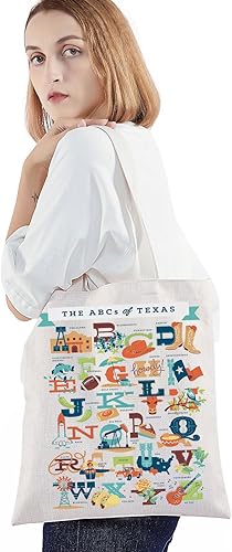 Miniatura 3 de BWWKTOP Bolsa de viaje del estado de Texas, recuerdos y regalos de Texas, bolsa de comestibles reutilizable para viajes