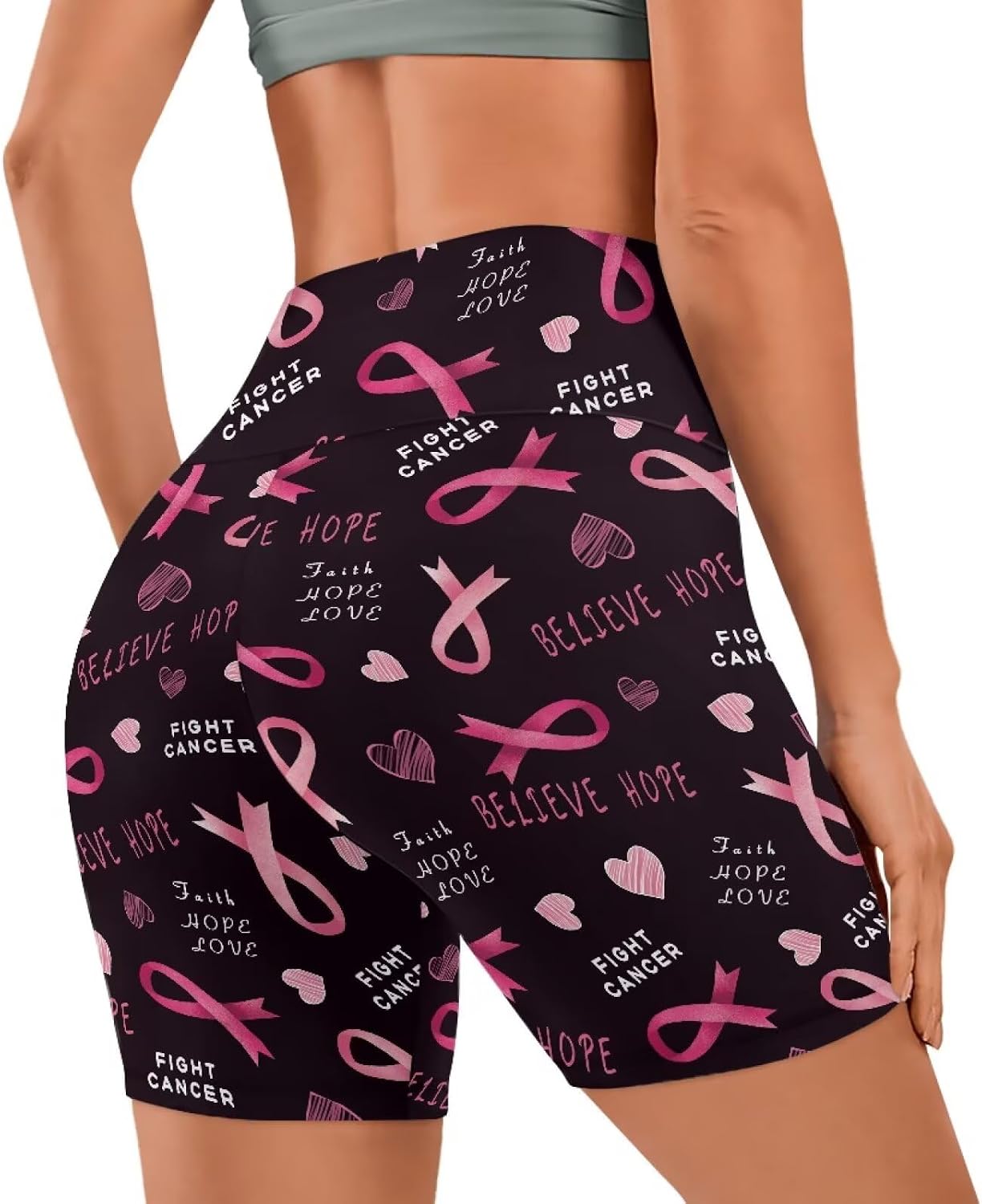 Women's Biker Shorts with Pockets High Waist Tummy Control Workout Running Volleyball Spandex Yoga Shorts Plus Size