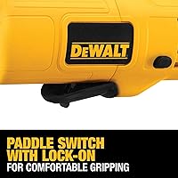 Vista 4 de DEWALT Esmerilador, con cable, 1-1/2 pulgadas, 4.2 amperios, 25,000 RPM, capacidad AC/DC (DWE4887)