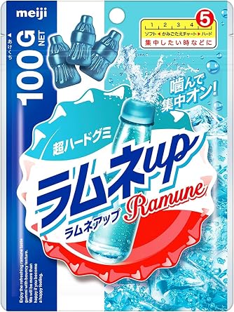 Meiji Gummy Ramune Up 100g 6 Pack