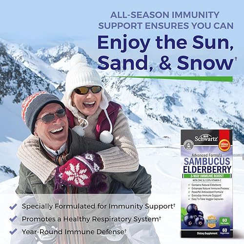 Miniatura 6 de BioSchwartz Curcumina de cúrcuma 1500 y saúco Sambucus con zinc y vitamina C