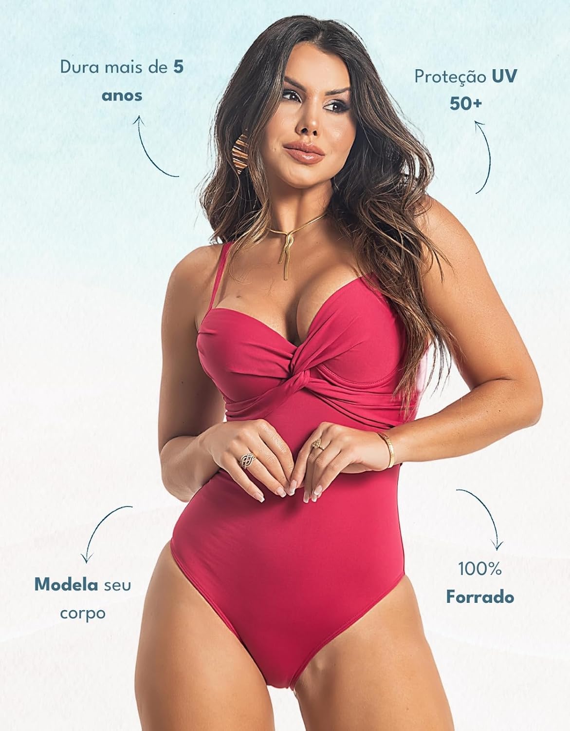 Maiô Body Feminino com Bojo Meia Taça e Aro Elegante em promoção! Veja a oferta e mais achadinhos de Moda praia 5 Hoje é o melhor dia para comprar Maiô Body Feminino com Bojo Meia Taça e Aro Elegante com aquele preço maroto! Promoção! Aproveite a oferta! 5
