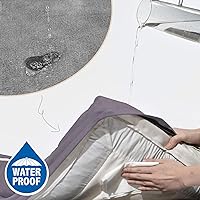 Vista 263 de Comfort Expression - Cama ortopédica para perros extragrandes, 53 x 42 pulgadas, cama impermeable y de apoyo de espuma con cojines removibles