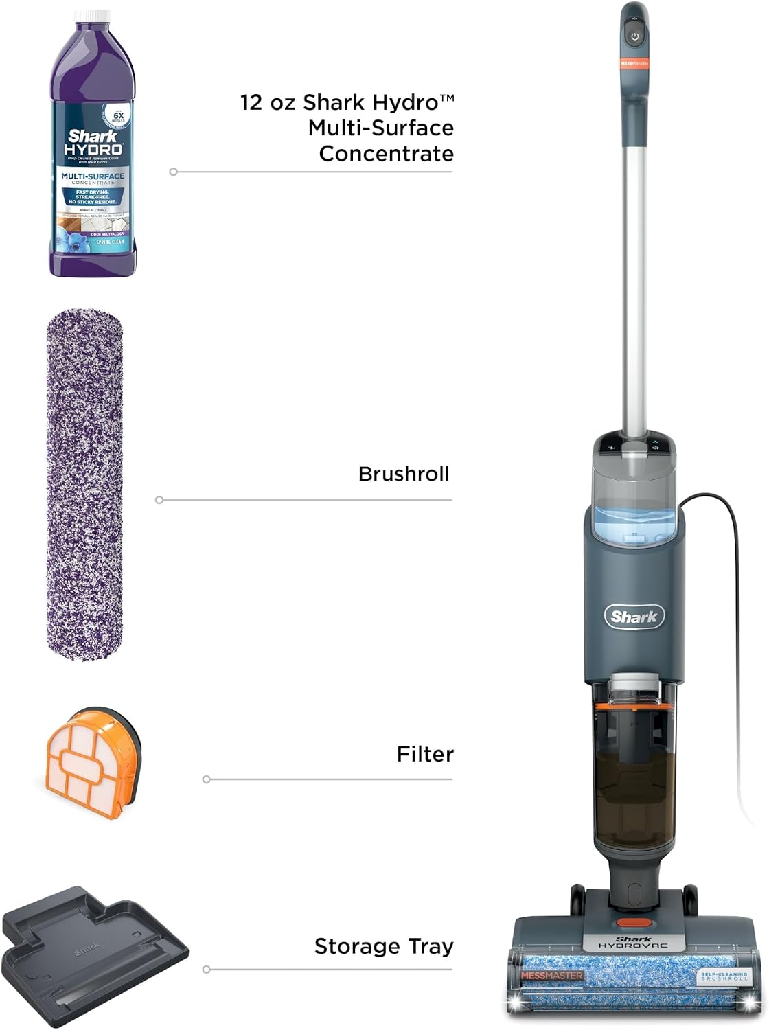 Shark HydroVac MessMaster Corded Wet Dry Vacuum, Mop & Self-Clean, WD161 photo 11