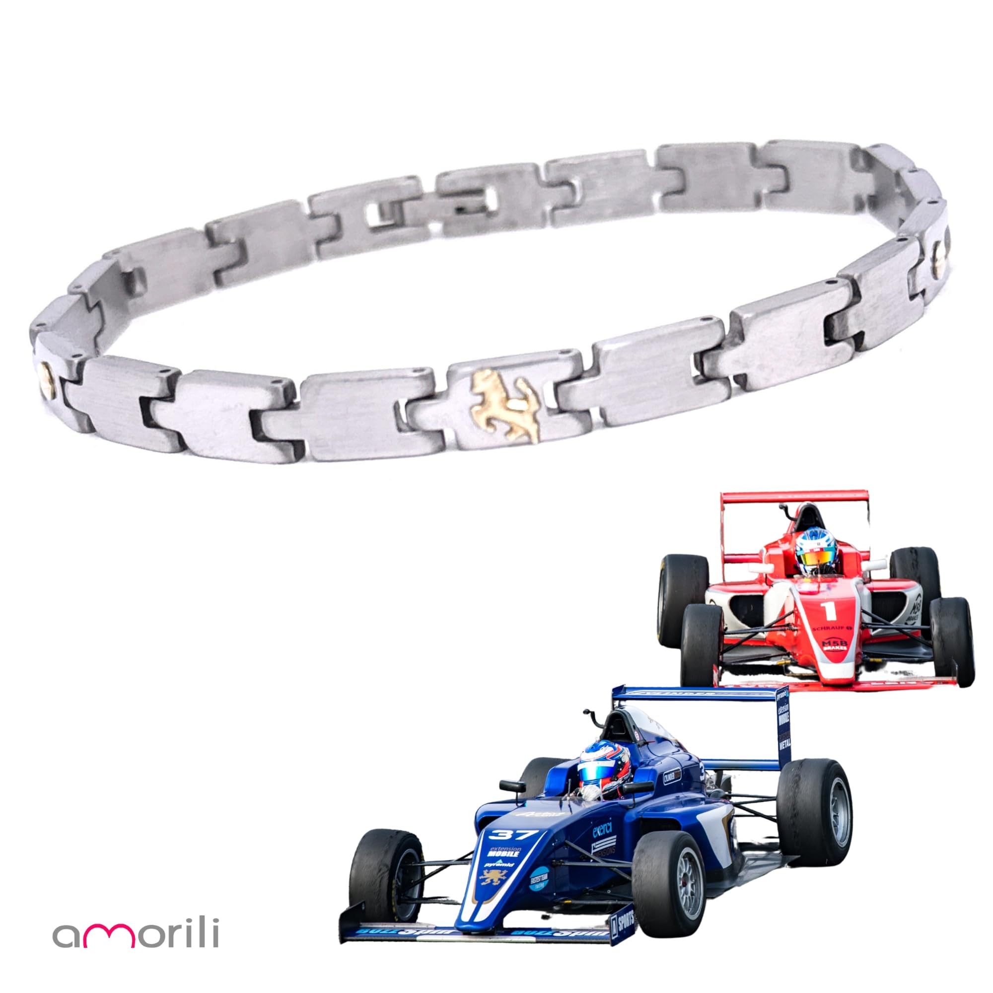 Bracciale con cavallino rampante uomo cavalluccio bcc3102