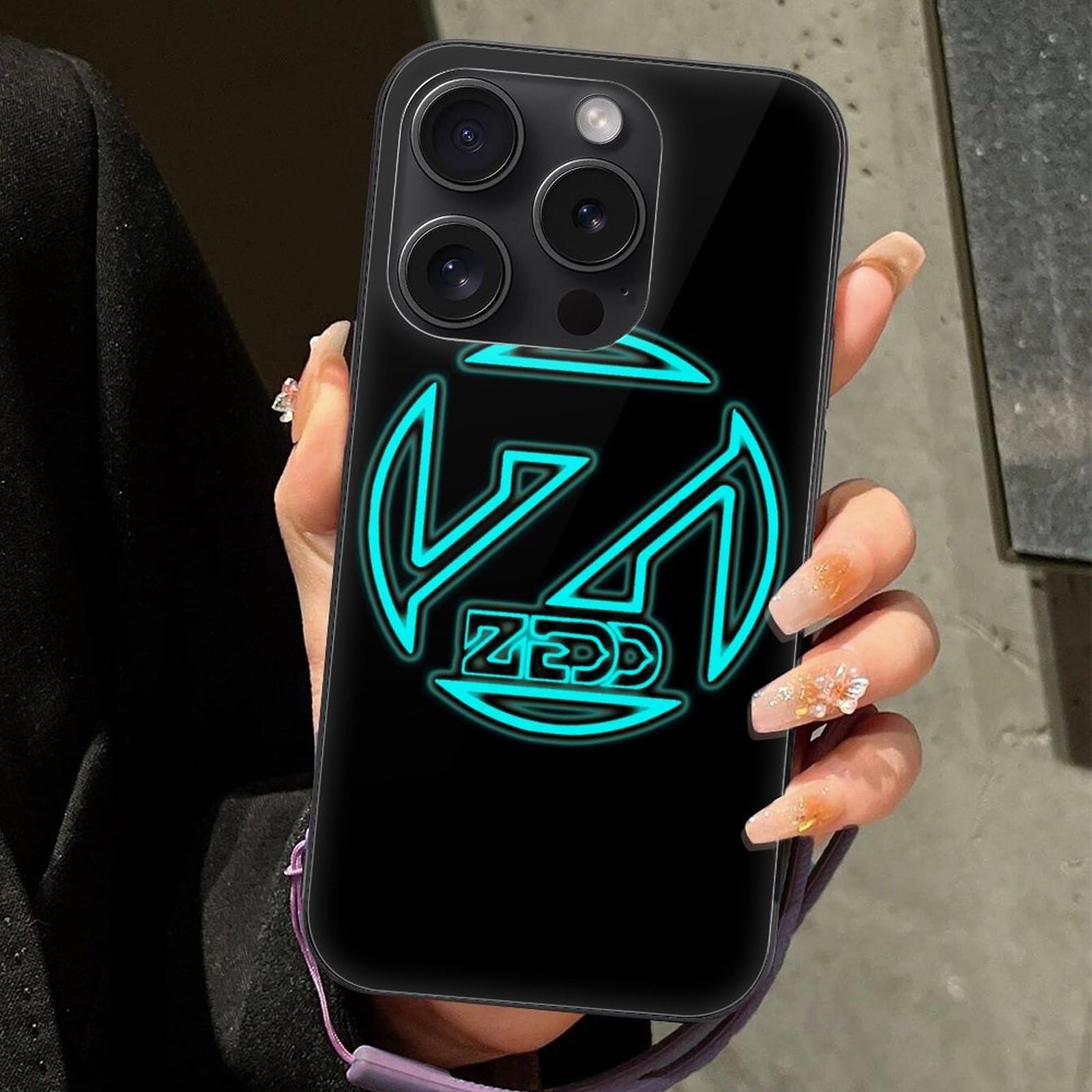Amazon.co.jp: iPhone 15用カバー Zedd ゼッド LOGO TPU 保護ケース