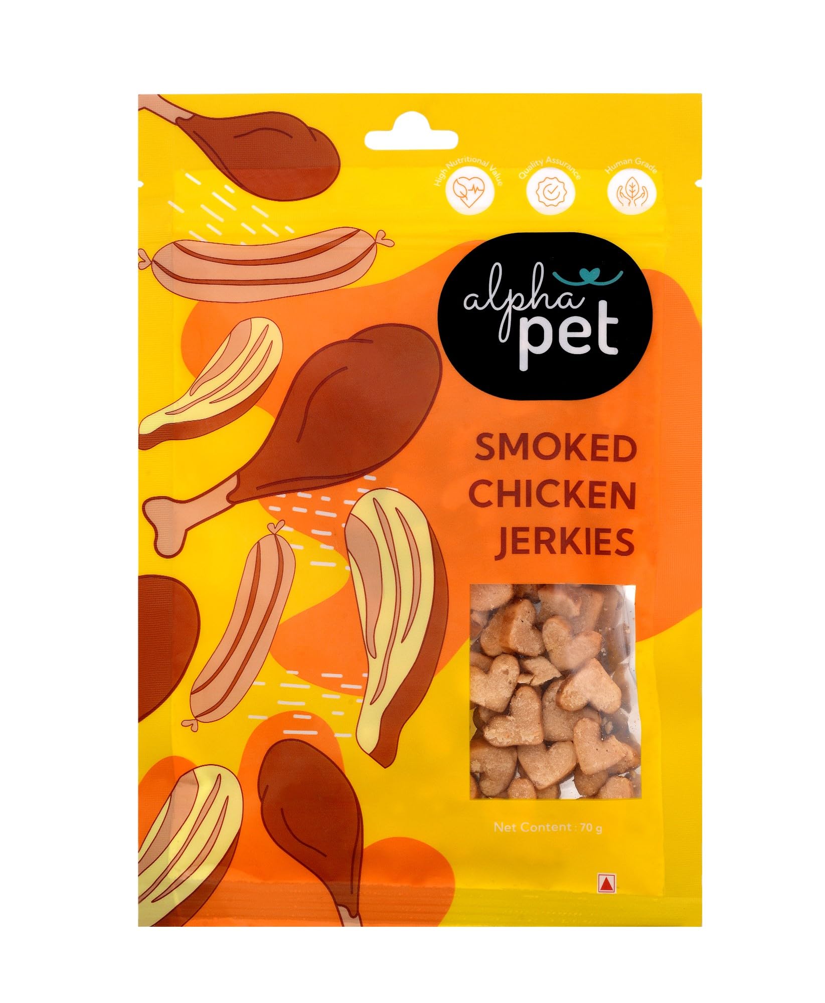 ALPHA-PET Smoky Delights: 70 Grams of Savory Smoked Chicken Jerkies-Irresistible Canine Treat for Dogs, All Life Stages, Dried (B0CZTTNTCZ) Amazon Price History, Amazon Price Tracker