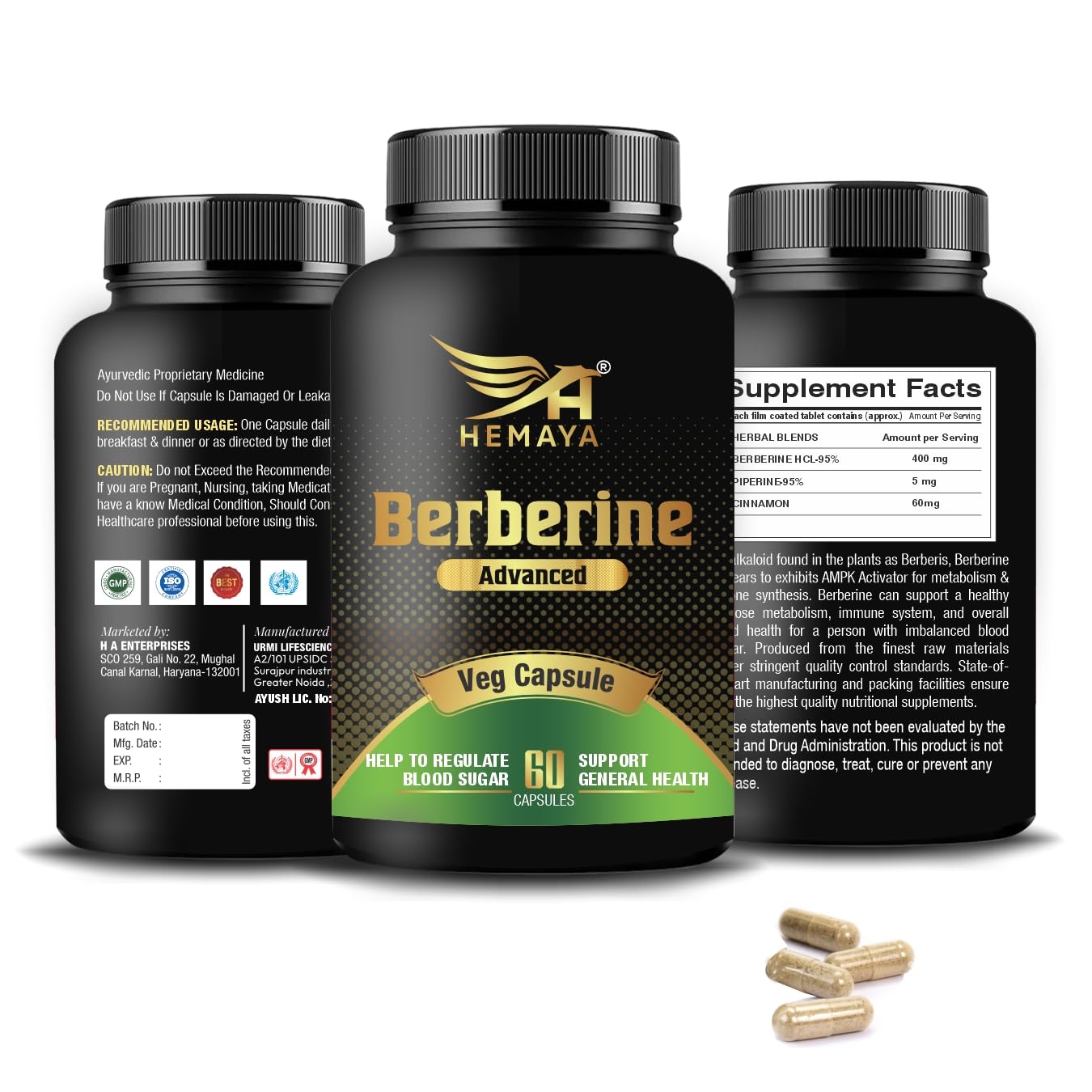 See full amazon price history chart for HEMAYA Berberine Supplement HCL 95% Highly Purified - 500MG Per Serving Veggie Capsules | With Piperine & Cinnamon | For Optimal Health - 60 Count (Pack of 3) HEMAYA Berberine Supplement HCL 95% Highly Purified - 500MG Per Serving Veggie Capsules | With Piperine & Cinnamon | For Optimal Health - 60 Count (Pack of 3) (B0D8TSP579) Amazon Price History, Amazon Price Tracker