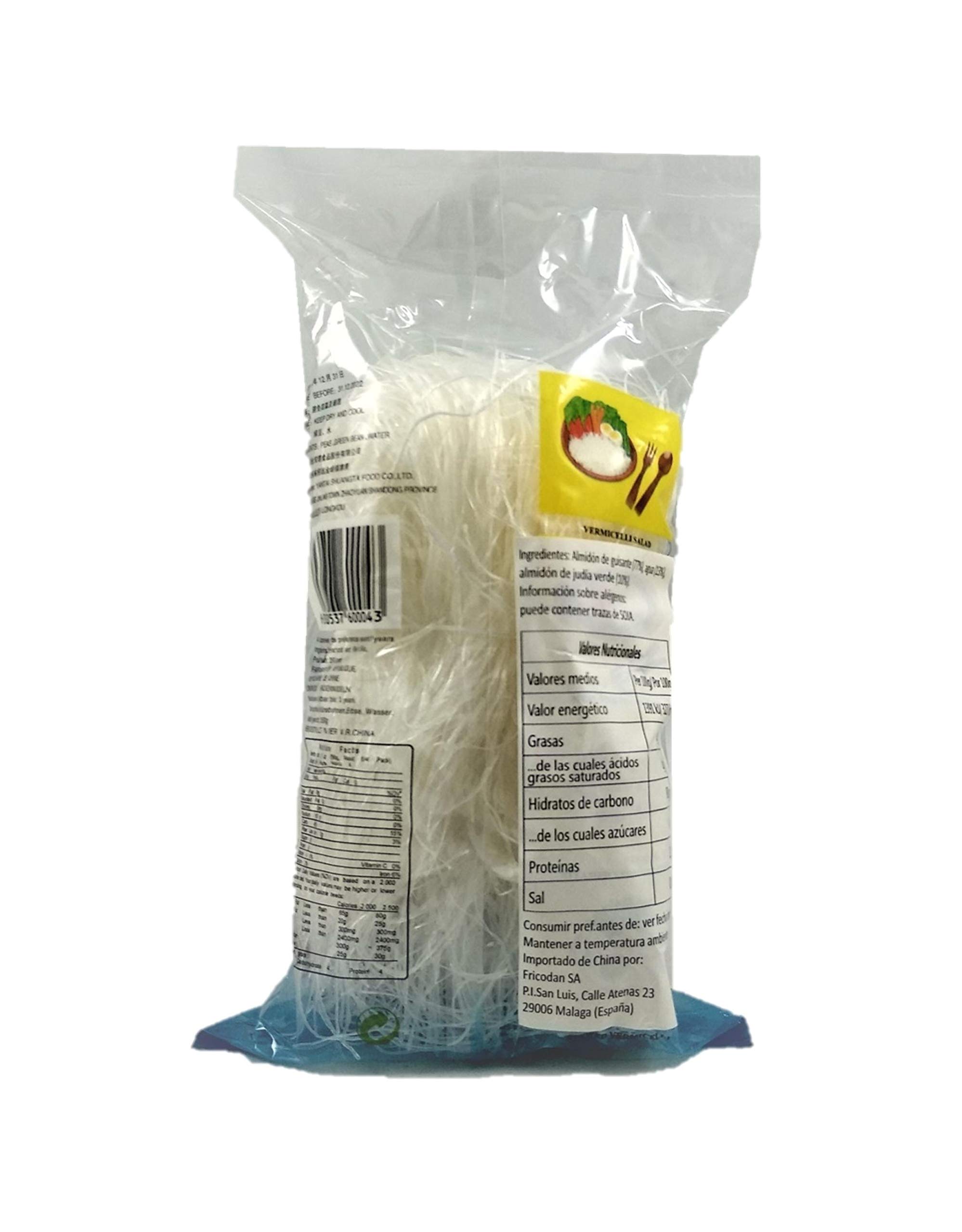 LONGKOU Vermicellis vegetal 250g Pack de 12