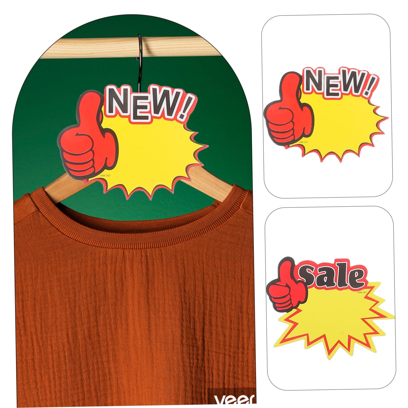 PRETYZOOM 3 Set Etichette Cartellini Per Supermercati E Negozi Al Dettaglio Per Esposizione Prezzi E Informazioni Prodotto Facili Pratiche Per Uso 600 Pezzi*3